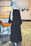 Nora Lace-Up Hijab Dress Bitter Brown - 4