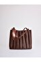 Women's Faux Leather Handbag Shoulder Bag - 4
