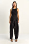 Women's Black Voluminous Pleated Trousers 0543 60286010 - 5
