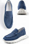 Artur Blue Suede Men's Leather Shoes - 5