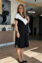 Women's V-Neck Modal Dress Short Sleeve - 3