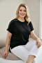 Stoned Blouse with Zippered Shoulders - 4