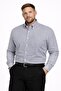 Lugon Large Size Long Sleeve Classic Men's Shirt 7619