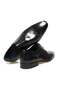 Black Color Lace-Up Genuine Leather Leather Sole Men's Shoes - 2