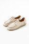 Lace-Up Genuine Leather Ballerinas - 2