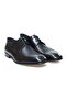 Black Color Lace-Up Genuine Leather Men's Shoes