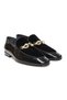 Black Color Laceless Genuine Leather Velvet Leather Sole Men's Shoes