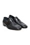 Black Color Laceless Genuine Leather Leather Sole Men's Shoes