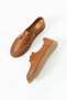 Lace-Up Genuine Leather Ballerinas