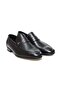Black Color Laceless Genuine Leather Leather Sole Men's Shoes