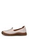 26By260.700C Women's Genuine Leather Casual Shoes Beige - 4