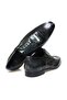 Green Color Lace-Up Genuine Leather Leather Sole Men's Shoes - 2