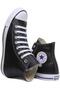 132169C Chuck Taylor All Star Leather Black Unisex Shoes - 3