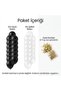 Black Gold Confetti Balloon Set 20-Piece Transparent Balloon Birthday Engagement Party Decoration Luxury Decor - 3