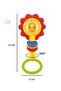 Baby Rattle Teether Activity Toy – Sunflower Design - 6