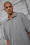 Men's T-Shirt Oysho Fabric Polo Yala Gray Oversize Polo Collar - 2