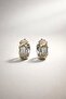 Silver and Gold Color Hoop Women's Earrings - 2