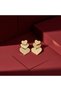 Gold Color Heart Steel Women's Earrings - 3