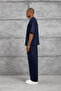 Men's T-Shirt Oysho Fabric Crew Neck Navy Blue Oversize Crew Neck - 4