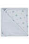 Floral Printed Blanket - Ecru