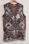 Women's New Tulip Model Pocketed Front Buttoned Knitwear Mother Long Tunic Vest - 3