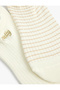 Embroidered Striped Cotton 2-Piece Invisible Socks Set - 3