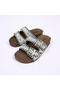 Women's Double Buckle Sea Stone Beach Pool Daily Slippers - 4