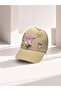 Beige Kuromi Girl's Hat 3D Rotating Wind Rose Adjustable Summer Sunscreen Sports Hat 2-8 Years Old - 3