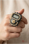 18 Digital Zikirmatik Rings |   One-Button Electronic Counter, Stylish Design with Stones, Mixed Colors - 2