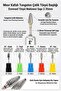 Corn Head Tungsten Steel Milling Bit: Prosthetic Nail Gel Permanent Nail Polish Remover File Head - 5 Types - 3