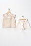 Zero Sleeve T-Shirt and Shorts Girl's Set - 4