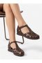 Brown Genuine Leather Handmade Casual Women's Sandals - 5