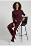 Women's Modal Tracksuit with White Side Stripes - 3