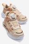 Zippered Lace Anorak Children's Sports Shoes 26-30 Beige Taba