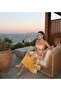 Corsage Sun Yellow Belted Dress - 2