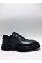 Genuine Leather Laceless Heel-Style Black Classic Casual Model Men's Shoes - 2