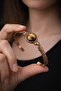 Tiger's Eye Stone Copper Bracelet Handmade Antiallergic Adjustable Bracelet for Women - 3