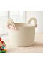 Rainbow Basket with Handles, Children's Room Toy Basket, Decorative Wicker Organizer - 3