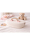 Rainbow Handle Basket with Lid Ellipse Design Baby Kids Room Toy Organizer - 3