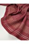 Burgundy Pomegranate Flower Knit Fabric in Various Colors 140X350Cm - 4