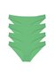 4 Pieces Super Eco Set Lycra Women's Slip Panties Green