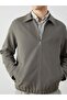 Lcw Vision Green Shirt Collar Men's Jacket - 3