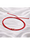 Red Wrapped Gold Dorika String Bracelet