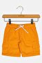 Toddlers Boy Drawstring Plain Basic Shorts, Orange - 2