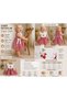 Baby Girl Strawberry Embroidered Gingham Cotton Summer Stylish & Casual Dress - 3