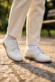 Genuine Leather Orthopedic Children's Shoes White Cv-485 - 4