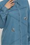 Shirt Collar Denim Tunic 46420 - 3