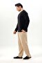 Altay Long Sleeve Muslin Men's T-Shirt |   Summer Men's Tshirt Black Syh - 5