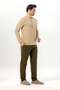 Altay Long Sleeve Muslin Men's T-Shirt |   Summer Men's Tshirt Mink Vzn - 4