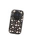 Vivo X300 Compatible Shock-Absorbing Camera Protected Black Silicone Case - 3